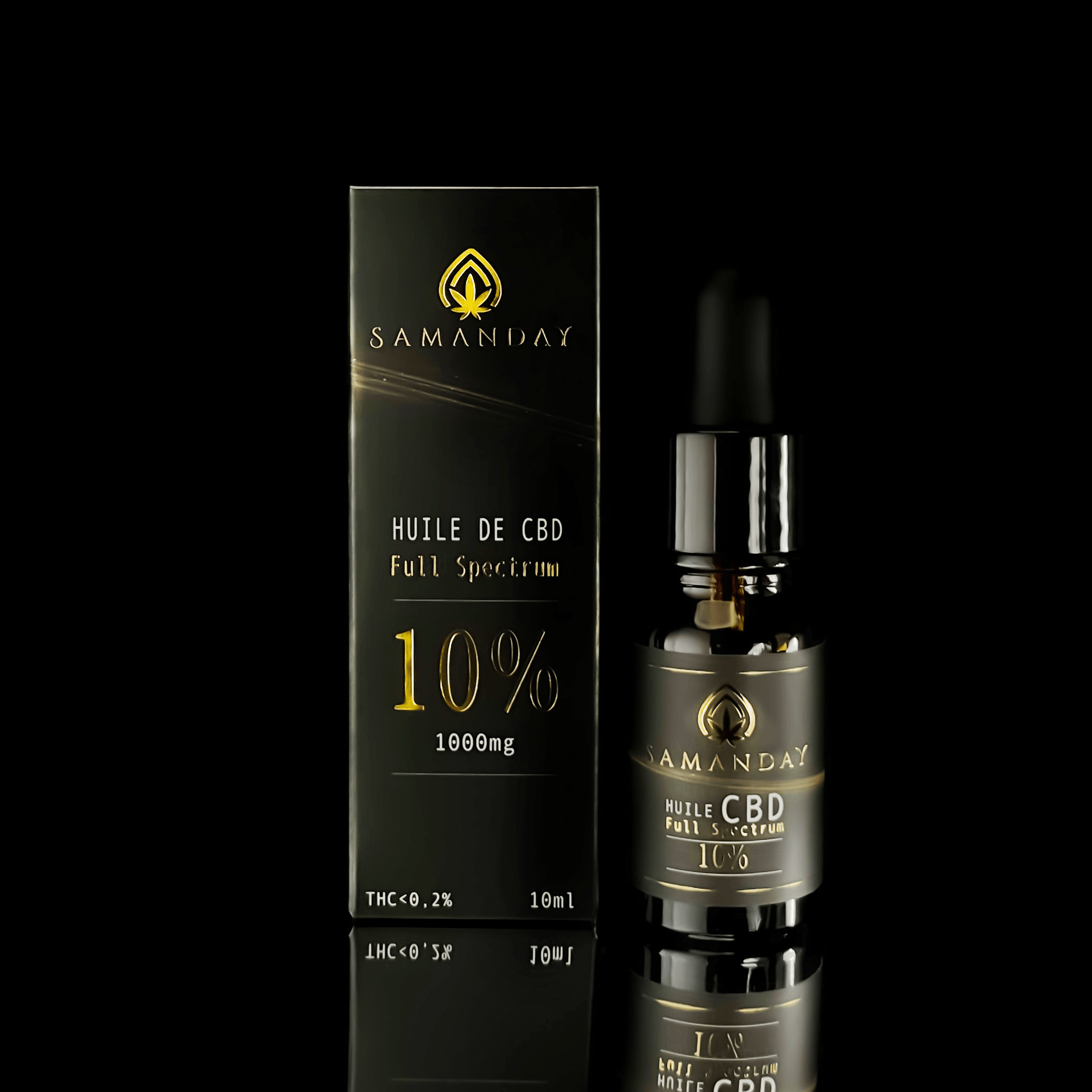 Huile de CBD Samanday - Spectre Complet - (Full Spectrum) - Samanday