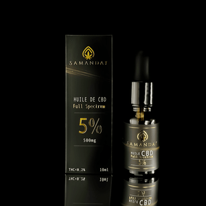 Huile de CBD Samanday - Spectre Complet - (Full Spectrum) - Samanday